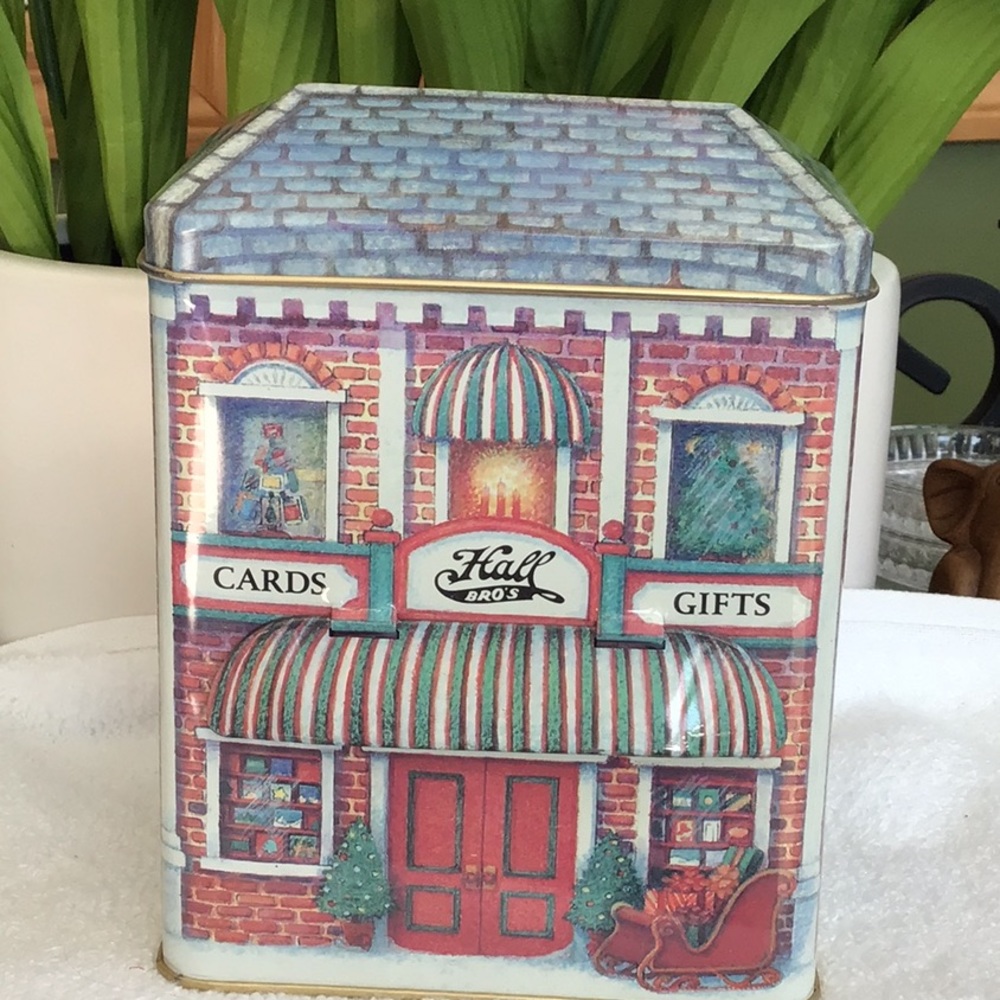 Hallmark Card Shop Tin